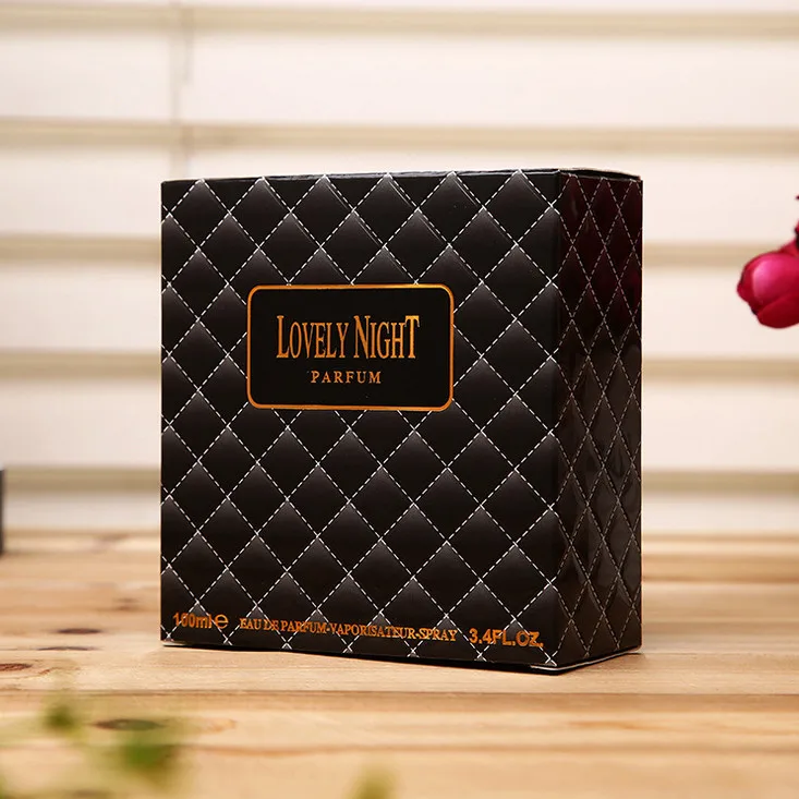 Индивидуальная Подарочная коробка для духов из черной бумаги Профессиональная
