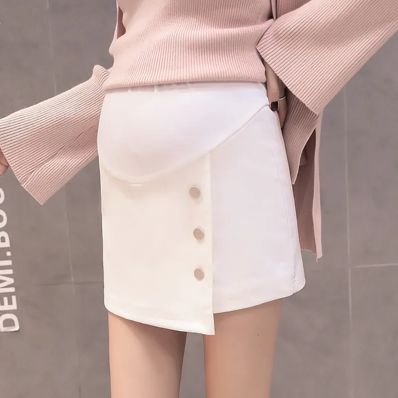 Autumn Fashion Maternity Skirts Winter Korean High Waist Belly Skirts for Pregnant Women Office Ladies Pregnancy Wear skirt