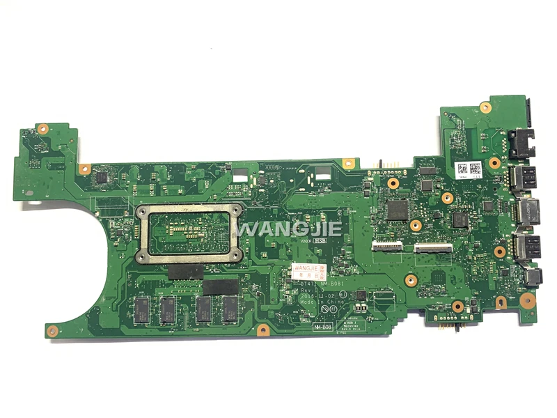 Материнская плата для ноутбука LENOVO Thinkpad T470S SR2F0 I5-6300U 4 Гб 01ER312 материнская NM-B081 100%