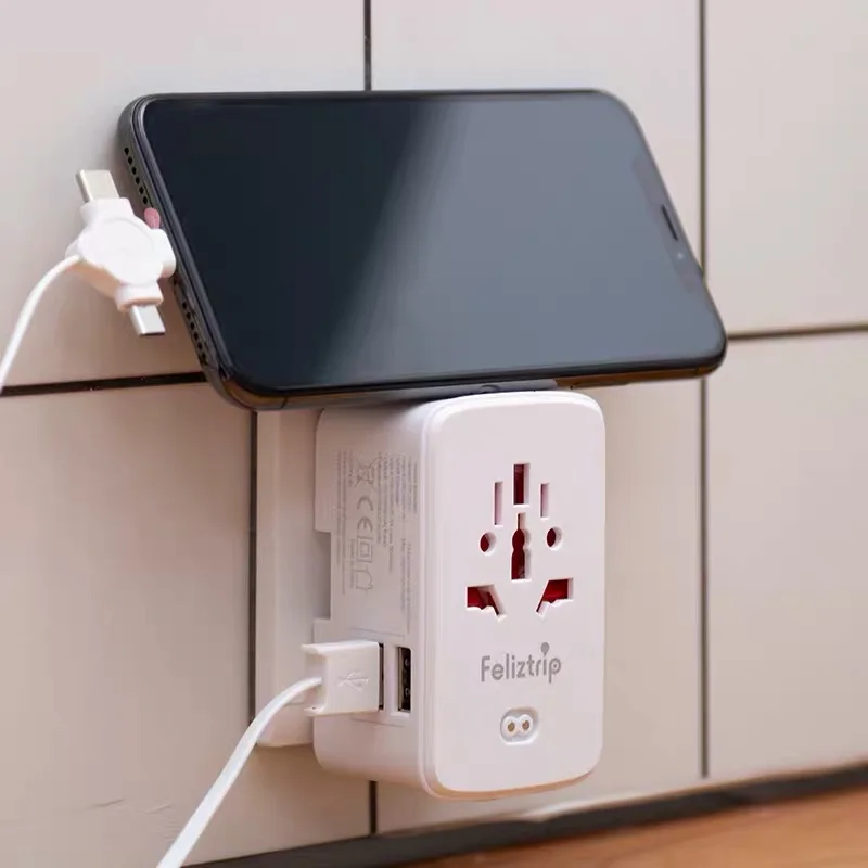 Универсальный дорожный адаптер все в одном по всему миру AC power oulet вилки