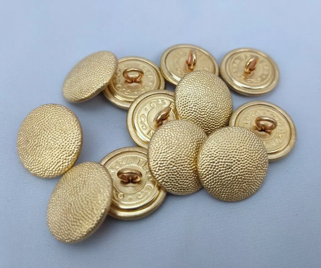 Tomwang2012.12 шт. Второй мировой войны 2 немецкие простые золотые пуговицы для туники 19