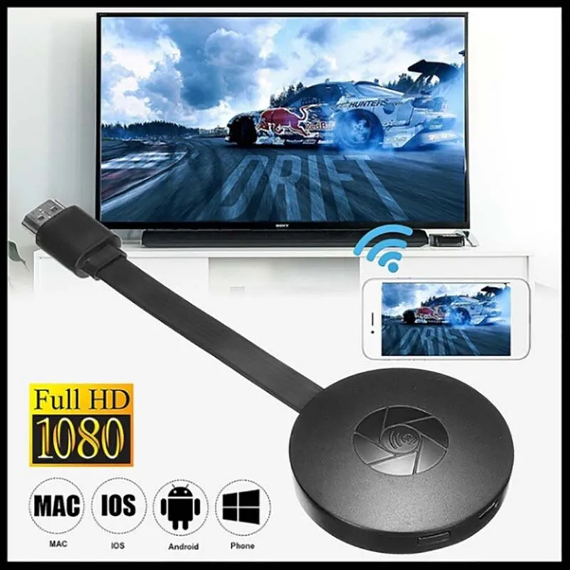 Беспроводной hdmi адаптер Android / IOS беспроводной Hdmi с экраном Airplay Push Treasure HD