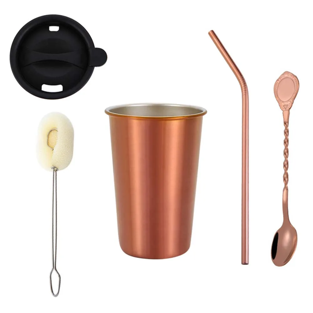 1 комплект из нержавеющей стали пивная кружка бар холодный напиток кофейная