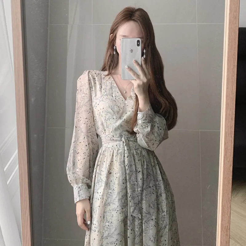 

Summer 2021 Women Dresses Sexy V Neck Floral Print Boho Beach Dress Short Sleeve A Line Mini Dress Wrap Dress Y212
