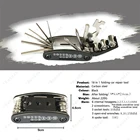 Дорожный велосипед портативный 16 в 1 Многофункциональный набор инструментов для ремонта горный велосипед шестигранный ключ спицы отвертка инструмент для ремонта велосипеда