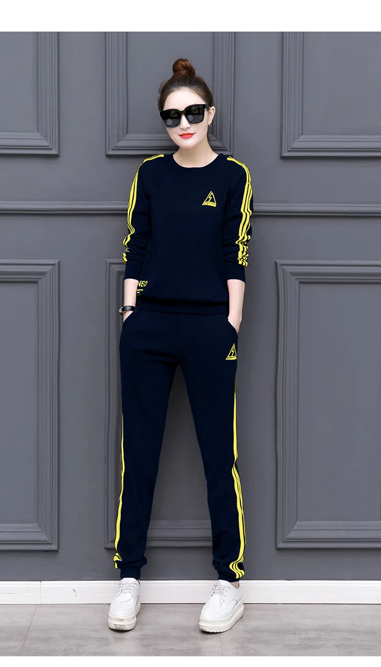 Корейский спортивный костюм для весны, осени и зимы года
