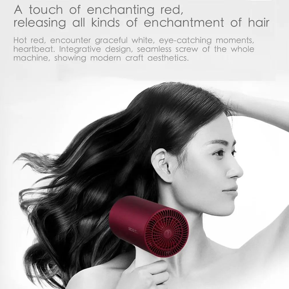 

Hair Anion Dryer Aluminum Alloy Body Air Outlet Anti-Hot Innovative Diversion Design Dryer Home Travel Hair Styling Tool