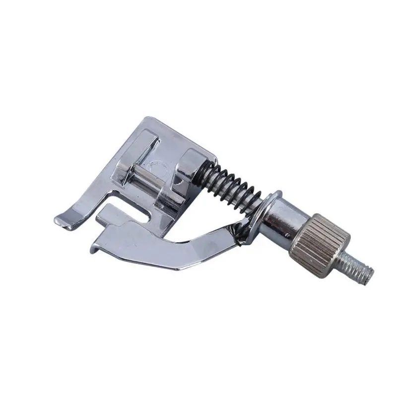 Горячая Распродажа серебристая свернутая кромка прижимная лапка для Janome SINGER Brother