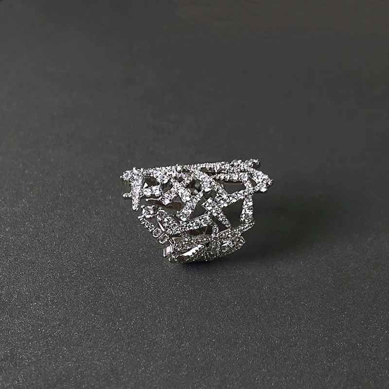 

May The New S925 Sterling Silver Ring Festival Mesh Charm Fashion Luxury Brand Monaco Jewelry For Women Girl Party Gift