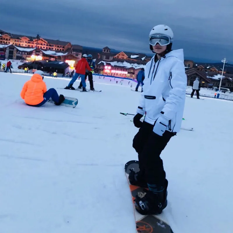 Женский водонепроницаемый комбинезон лыжный костюм для катания на лыжах и