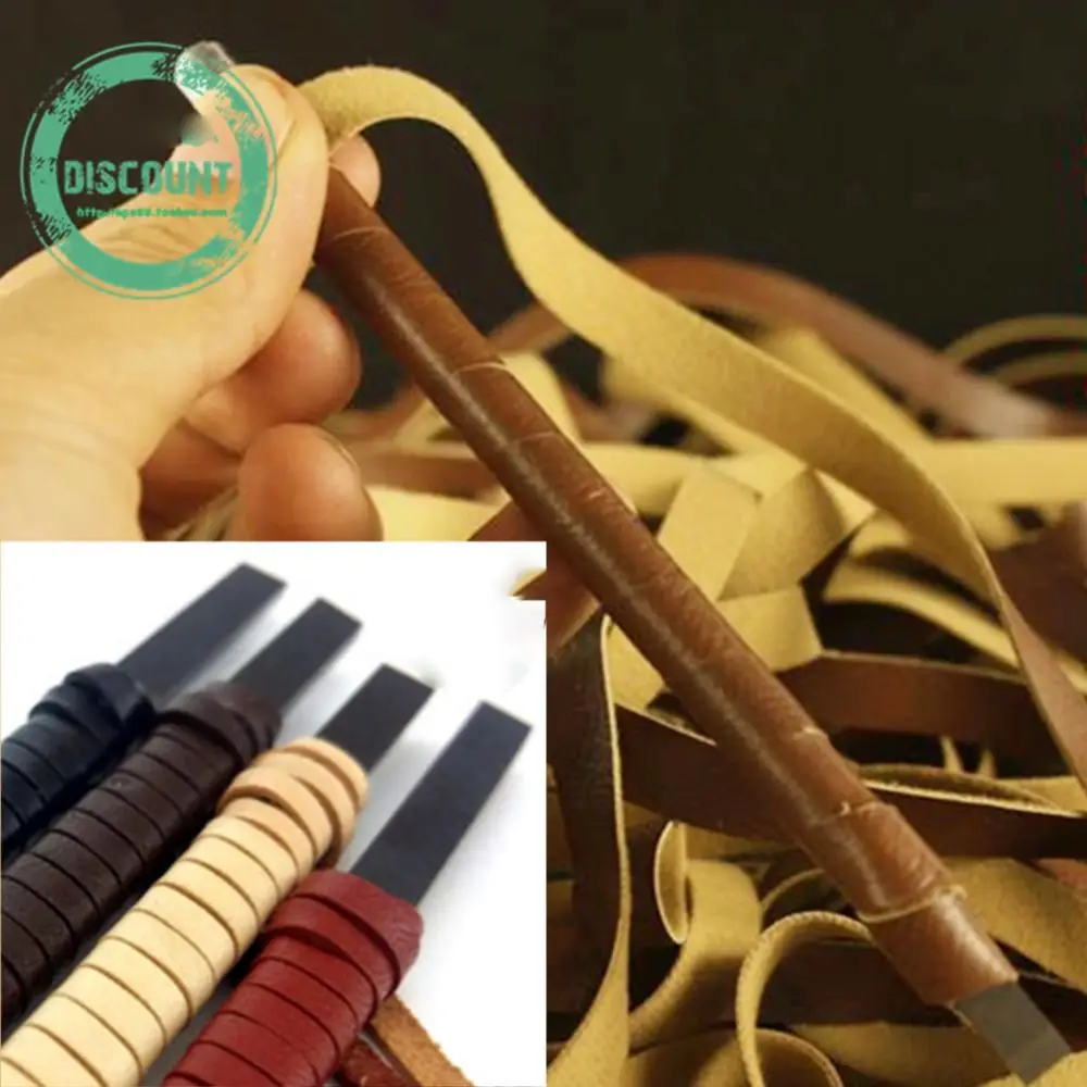 REGELIN 3 метра кофейный/черный/PU Кожаный ремешок фурнитура 5 мм плоский шнур из