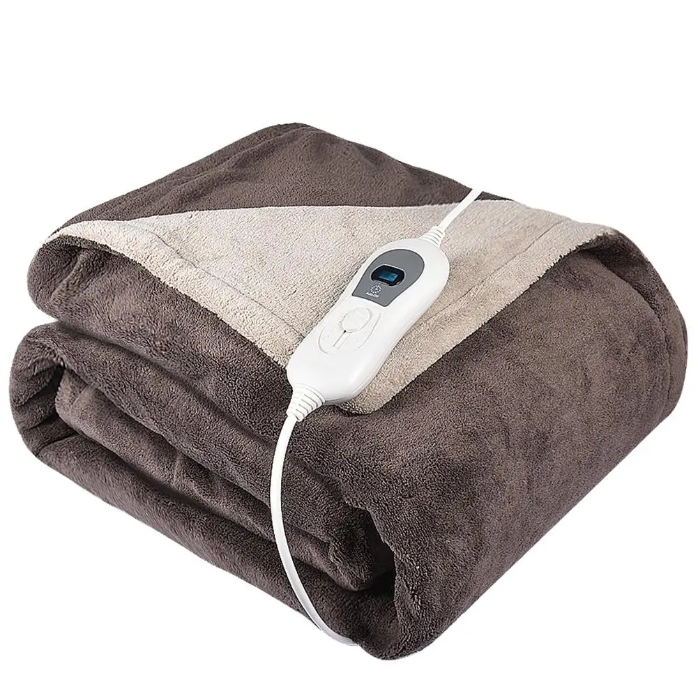 

120 x 160cm Soft Flannel Electric Heating Blanket Double-layer Washable Heating Rug #4W