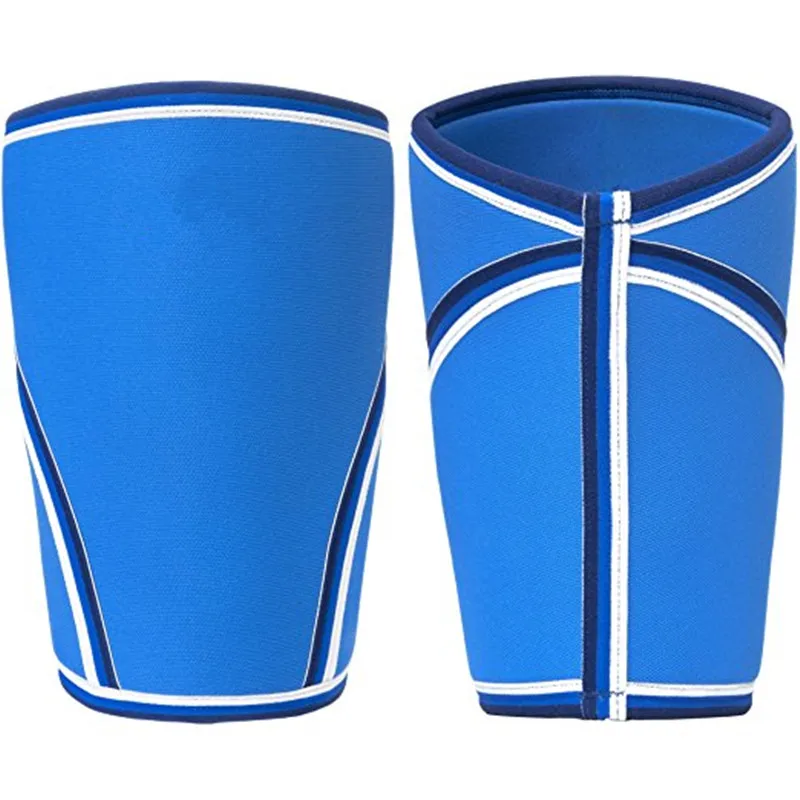 

7mm Pair of Knee Compression Sleeves Neoprene for Cross Training WOD, Squats, Gym Workout, Powerlifting