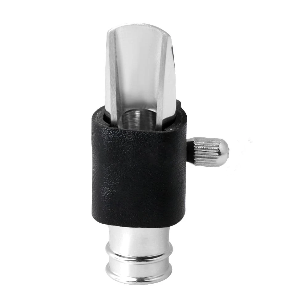 Золотой Серебряный Джаз bB сопрано саксофон мундштук с кожаным зажимом 5 #6 #7 #8 #9