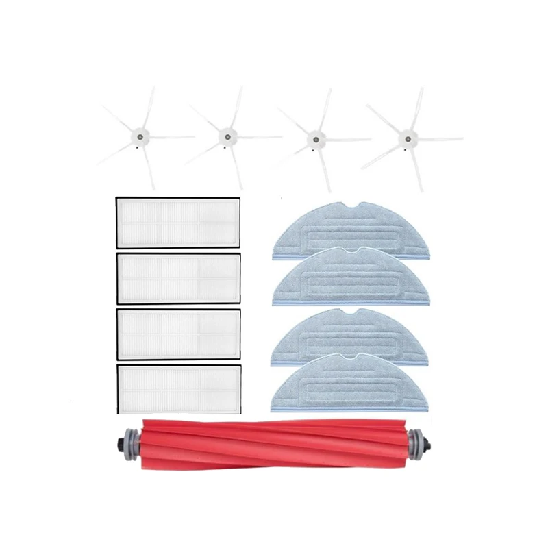 

Main Brush Hepa Filter Mopping Cloth Side Brush for Xiaomi Roborock T7S T7Plus T7Splus S7 Vacuum Cleaner Spare Parts