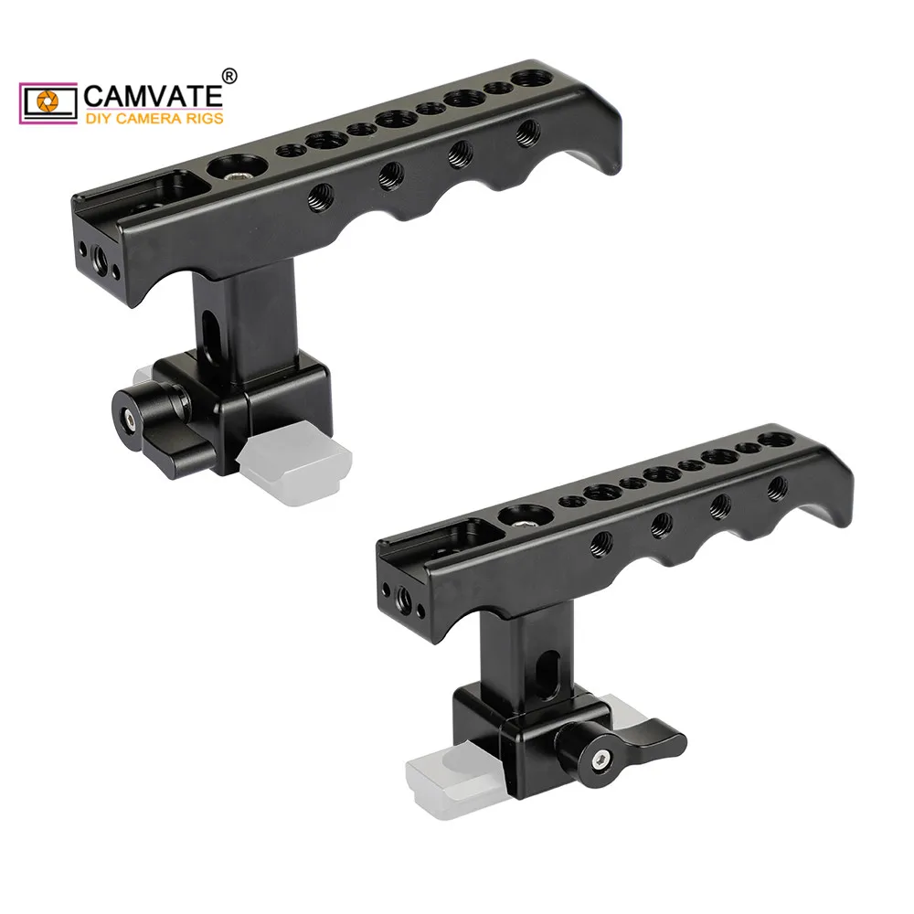 CAMVATE Quick Release НАТО сверху сыр ручка с 1/4 &quot 20 &amp 3/8&quot 16 монтажными отверстиями и