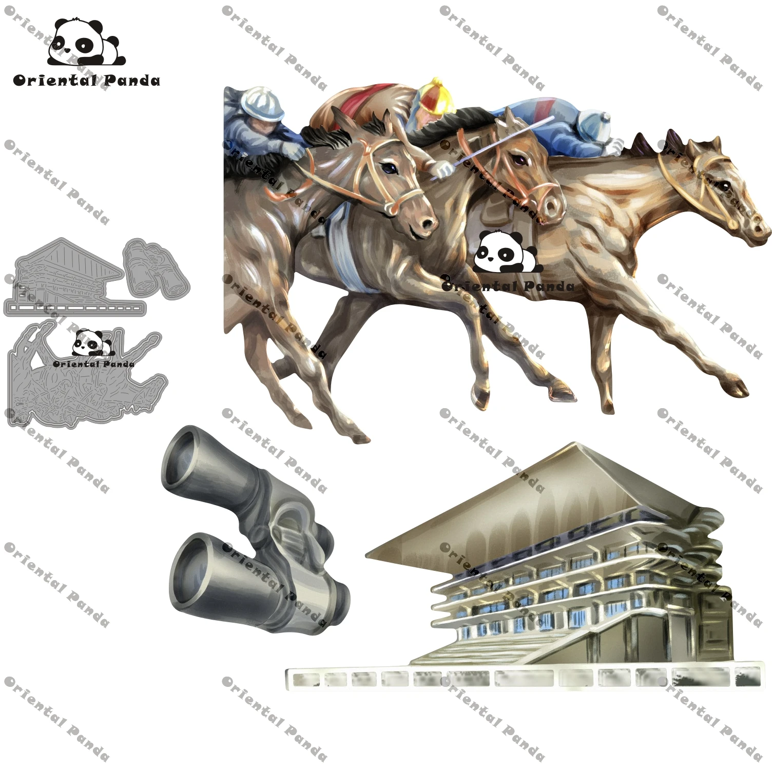 

New Dies 2020 Camper Van Metal horse racing Dies diy Dies photo album cutting dies Scrapbooking Stencil Die
