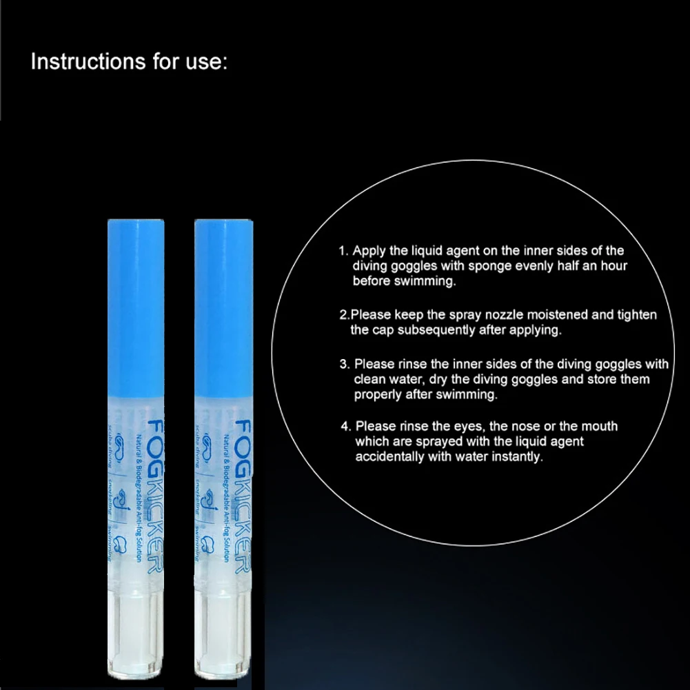 

Fog Kicker Defogger Liquid For Free Diving Mask Scuba Mask Anti Fog Agent For Underwater Goggle Glass& Swimming Spray Mist