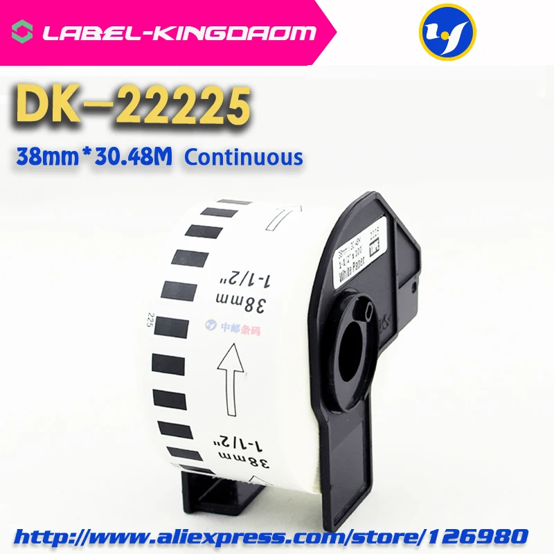10 рулонов универсальный DK 22225 этикетка 38 мм * 30 48 м непрерывная Совместимость для
