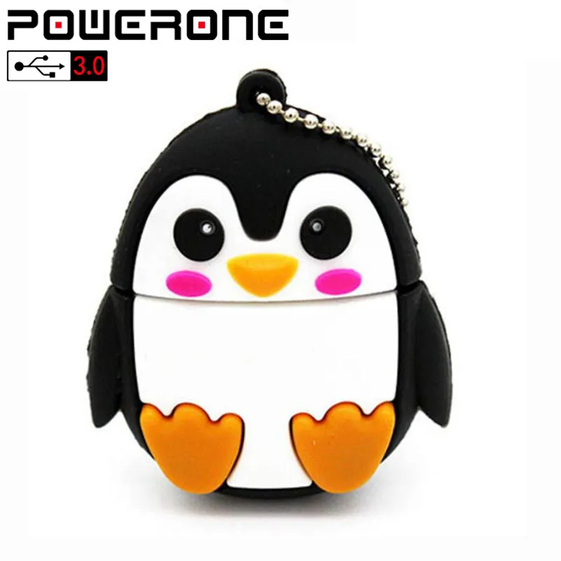 USB 3 0 флеш-накопитель POWERONE в виде пингвина совы лисы | Компьютеры и офис