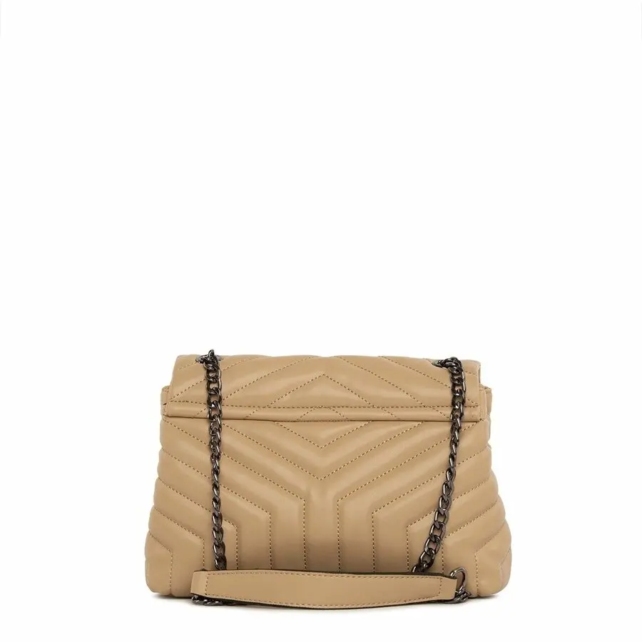 

Bags for Women 2021 Fashion BAGMOR V-embroidery small bag Woman Shoulder bag Mink Free Shipping