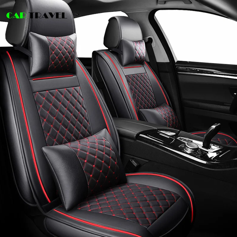 (Передний + задний) роскошные кожаные сиденья 4 сезон для Ford explorer Фокус fusion Телец S