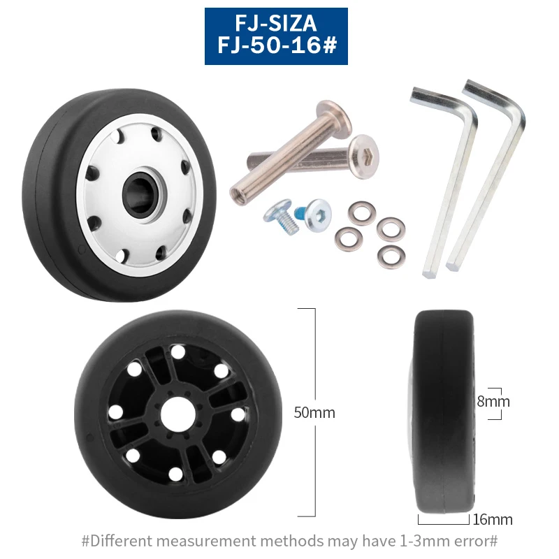 

Luggage Universal Wheel Accessories Wheels Aircraft Suitcase Wheel Roller Silent Wheel Universal Reinforced 20 Inch 28 Inch