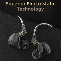 wired earphone 3 5mm dynamic drive hybrid hifi bass earbuds sport gaming noise cancelling headset for kz zex wired earphone