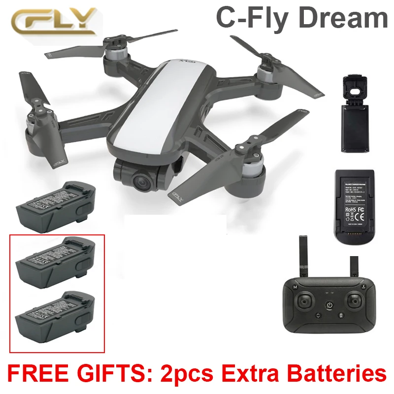 C-FLY Dream RC камера паспортный Дрон мини селфи вертолет Квадрокоптер PK DJI Spark Mavic pro камера Дрон