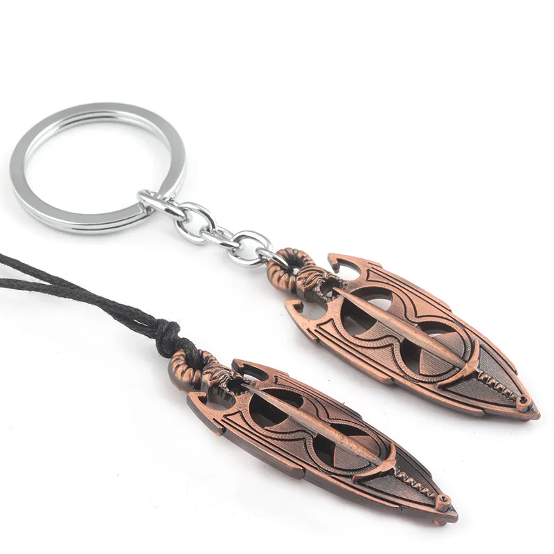 

PC Game The Elder Scrolls Keychain Around the game Akatosh Amulet Key Chaingame Equipment Boutique gift Souvenir