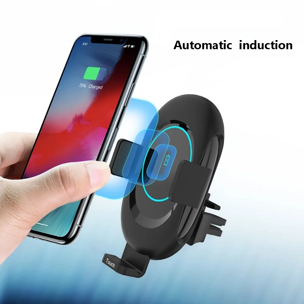 

15W Qi Wireless Charger Car Mount Automatic Clamping Air Vent Mount Phone Holder For IPhone XS Max Samsung S9 Xiaomi Huawei