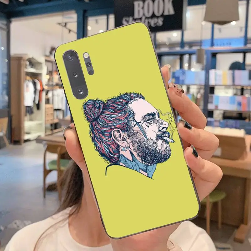 Чехол для телефона Post Malone Beerbongs Samsung Galaxy Note20 ultra 7 8 9 10 Plus lite M21 M31S M30S M51 | Мобильные