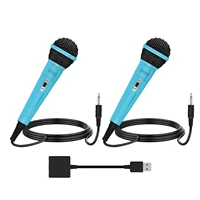 1 pair pg sw089 gaming microphone for nintendo switch gaming wired microphone with 3 5mm switch adapter for ps5ps4xbox trusted