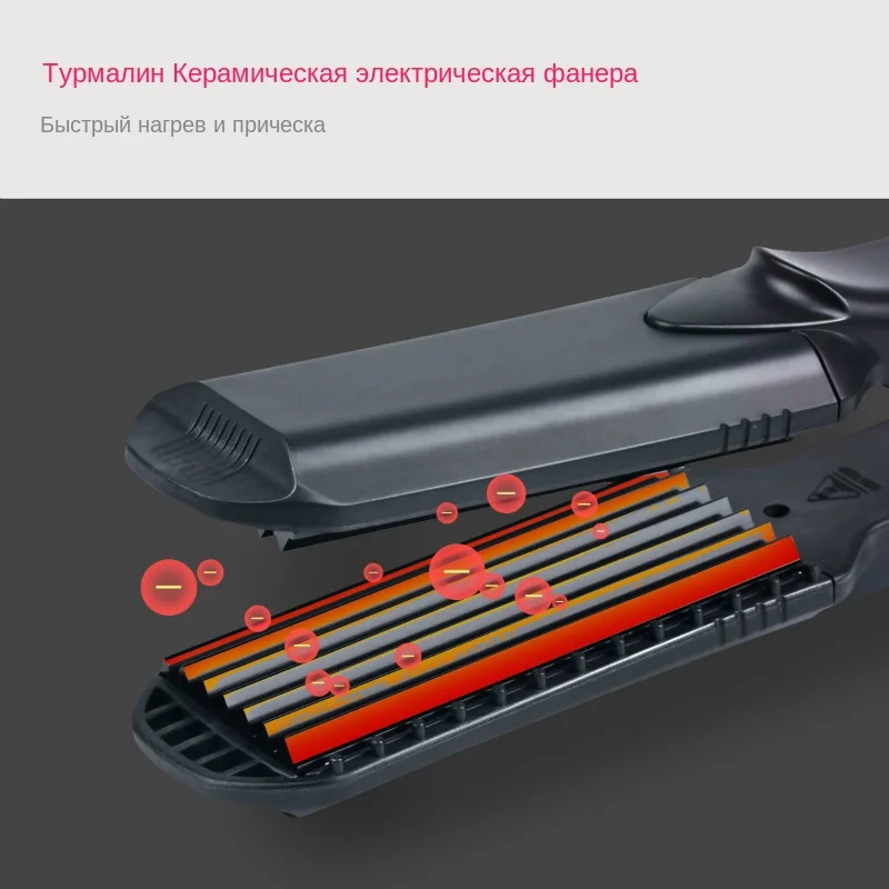 CkeyiN, керамический гофрированный утюжок для завивки волос, выпрямитель для волос, гофрированный утюжок для завивки волос, инструменты для укладки волос
