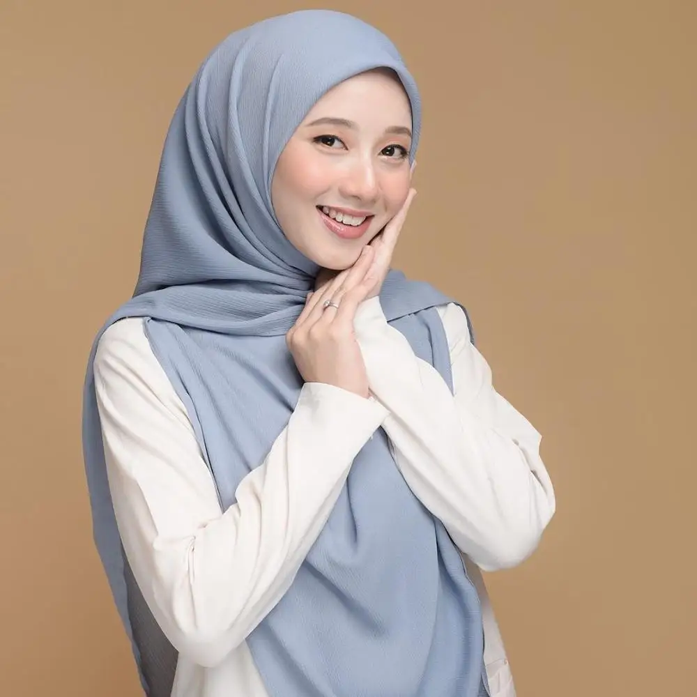 Шифоновый хиджаб в мусульманском стиле 10 шт./лот высокое качество модные простые