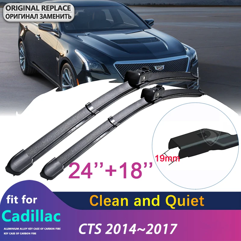 

for Cadillac CTS 2014~2017 Front Window Windshield Windscreen Wipers Car Wiper Blades Car Accessories 2015 2016