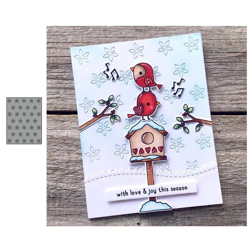 Цветочный фон металлические Вырубные штампы вырезанные для украшения