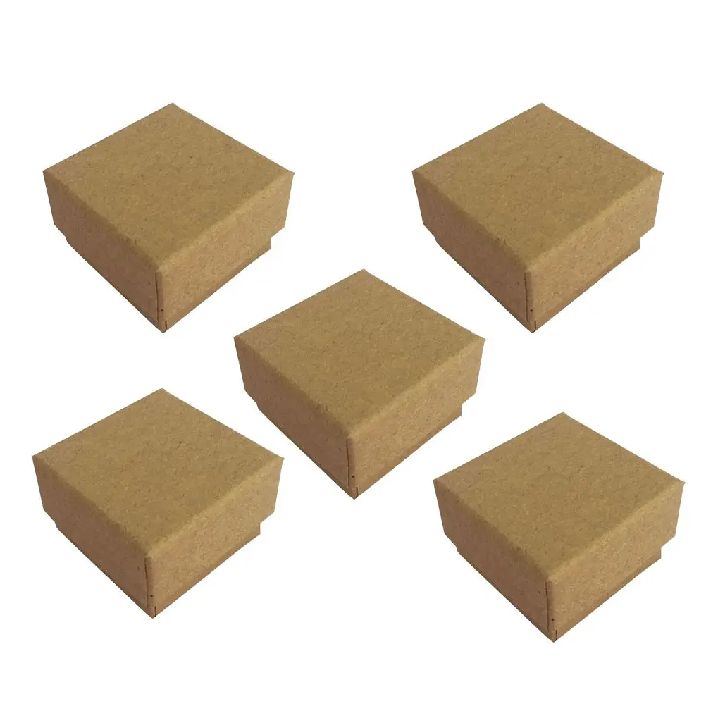 5 шт. подарочные коробки крафт бумага утолщенные Чехлы для хранения держатель