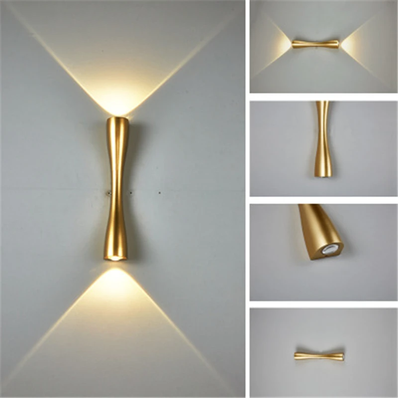 

Modern Minimalist LED Wall Lamp Outdoor Waterproof IP65 Hotel Aisle Corridor Door Courtyard Bedside Stairs Long Horn Wall Lamp