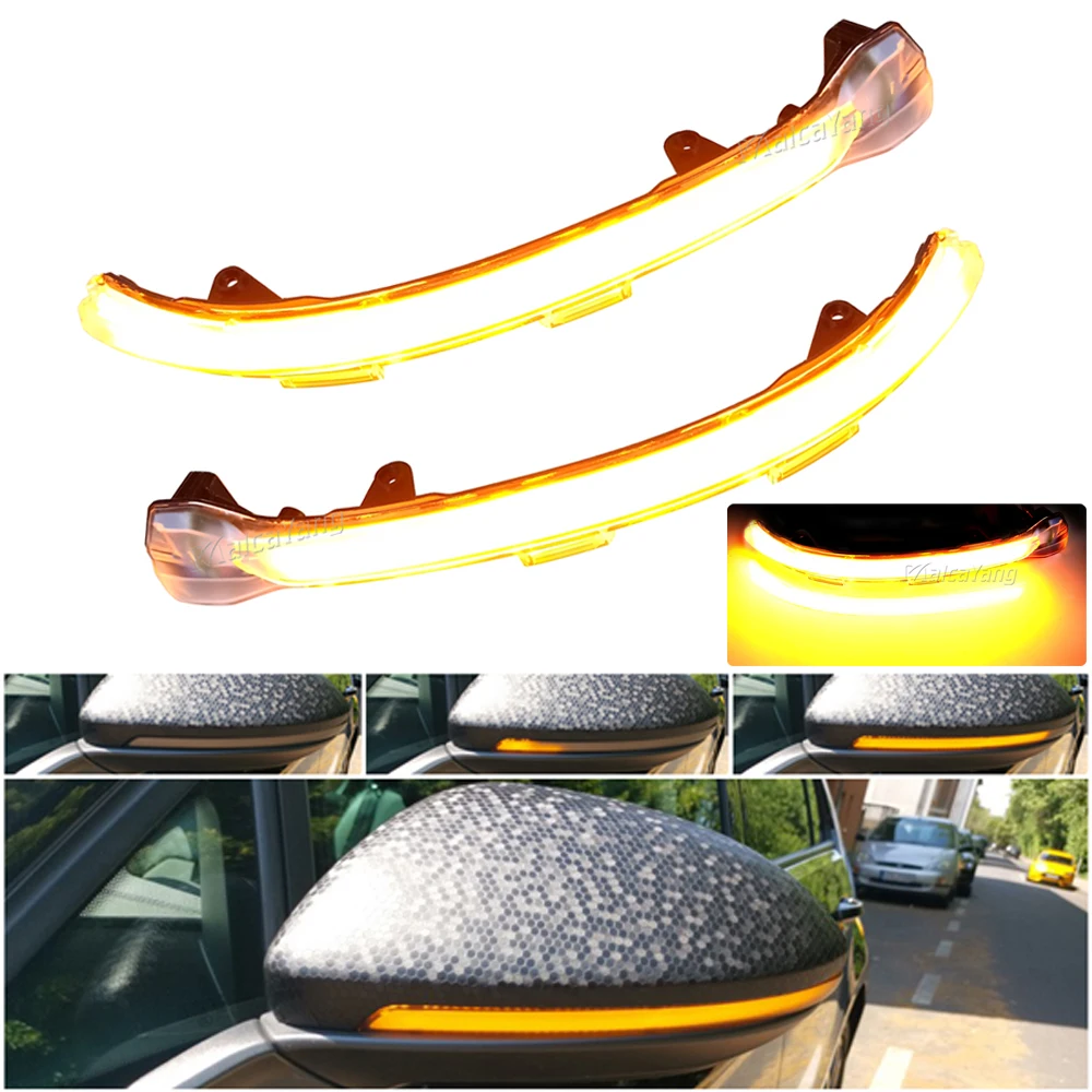 

Dynamic LED Turn Signal Light Rearview Mirror Side Marker Lamp Blinker For VW Golf 7 Jetta MK7 VII MK7 Golf 7.5 GTI R Touran