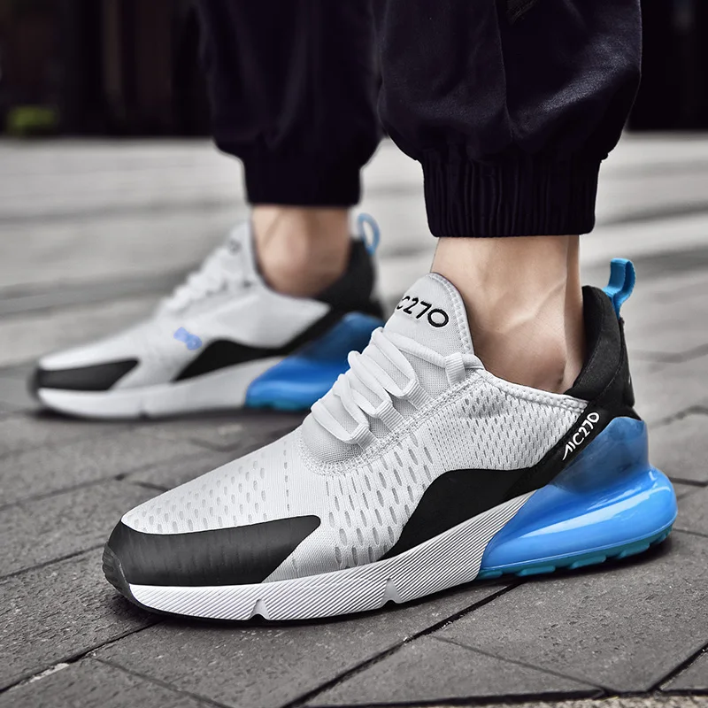 Мужские кроссовки обувь для бега дышащая сетка уличная спортивная весна осень