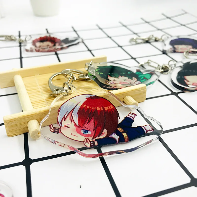 1 шт. аниме My hero academy Hero Academia Bakugo Katsuki Todoroki Shoto брелок для ключей брелок|Брелоки| |