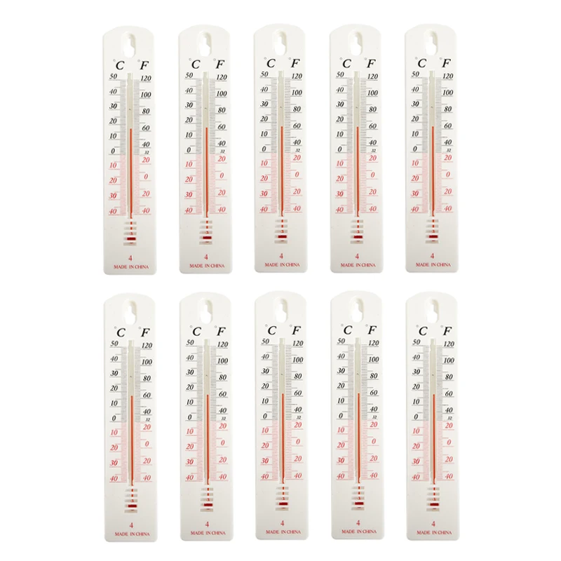 

2 шт., термометр для дома и улицы, из белого пластика