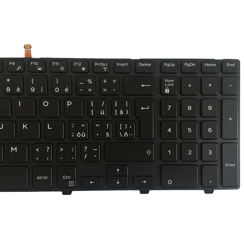 Чешская Клавиатура для ноутбука Dell Inspiron 15 3000 5000 3541 3542 3543 5542 3550 5545 5547 17 5000|keyboard for