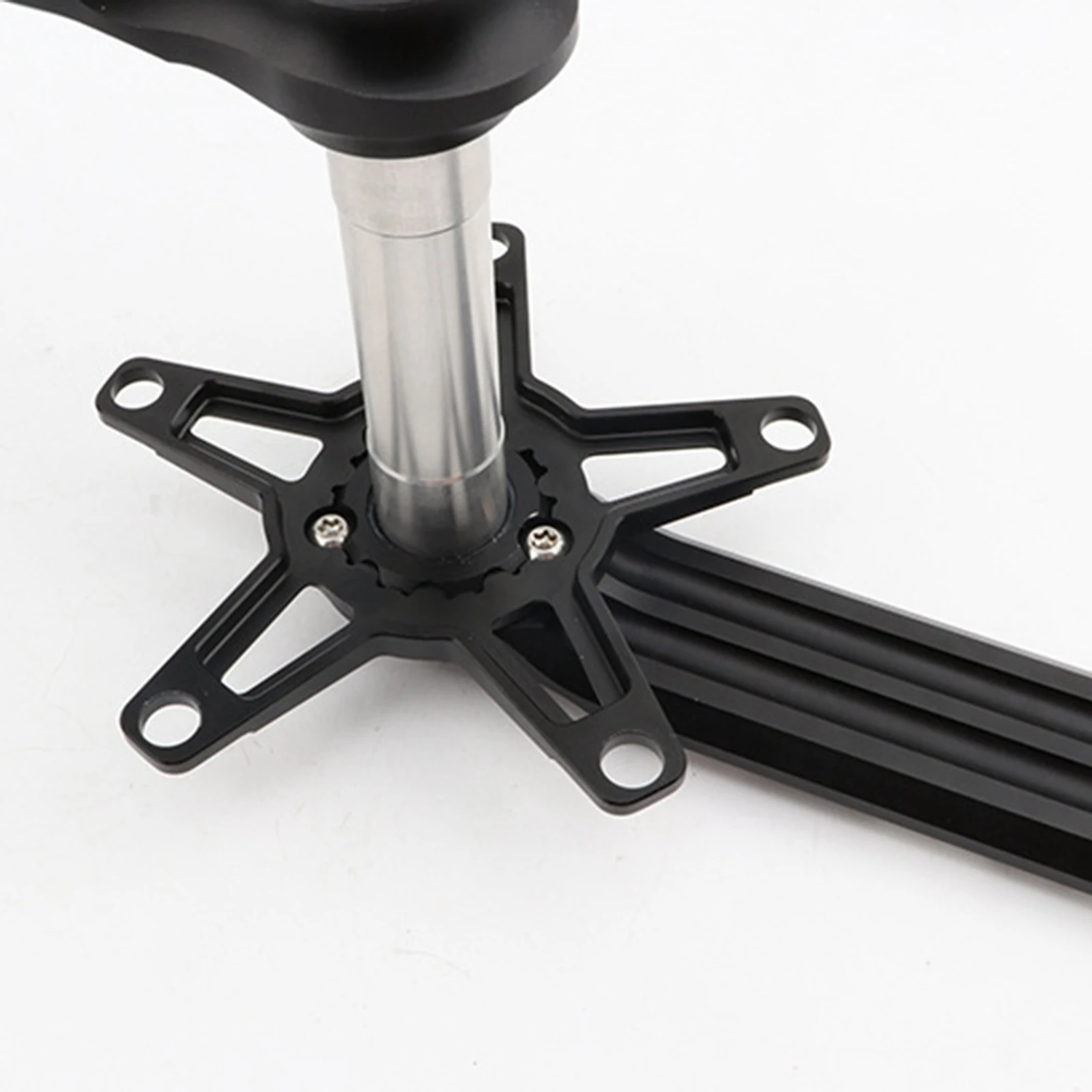 

Bike Crank set 170mm Hollow BB Bottom Bracket 130bcd Single Speed Crank Arm