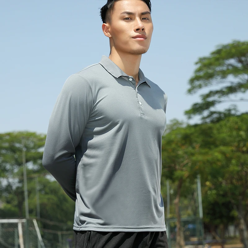 Спортивные рубашки vilson мужская рубашка-поло с длинным рукавом отложным