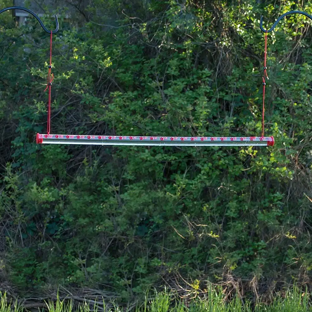 

Anna's Best Hummingbird Feeder with Hole Birds Feeding Transparent Pipe Easy to Use Household Garden Feeding Supplies