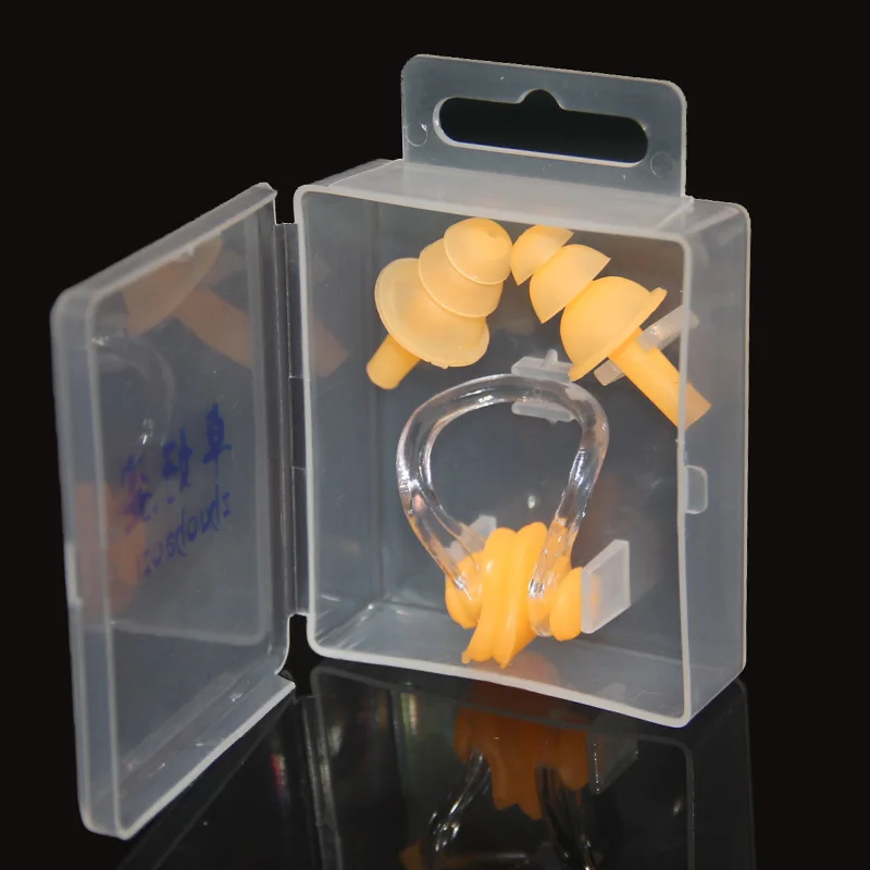 

Waterproof Nose Clip Swimming Safety Ear Plugs Surfing Ear Plugs Case Swimming Pool Sport Zwemmen Watersport Accessories BI50NE