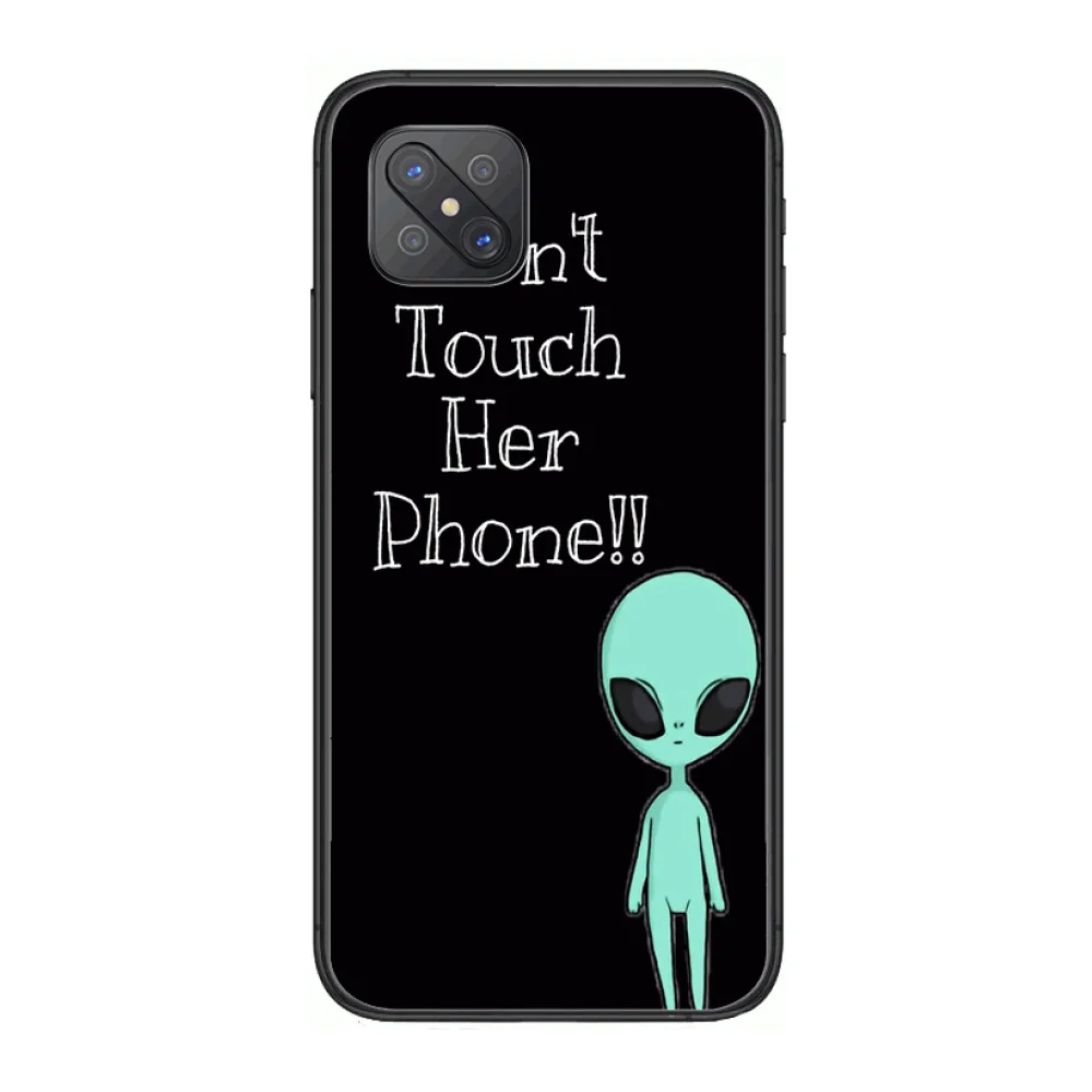 

ET Space Fashion Phone Case cover For OPPO A91 9 83 79 92s 5 F9 A7X Reno2 Realme6pro 5 black tpu cell cover