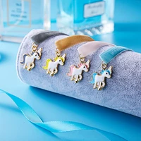 trendy cute colorful horse pendant ribbon choker necklace for women fashion design statement clavicle girls jewelry gift